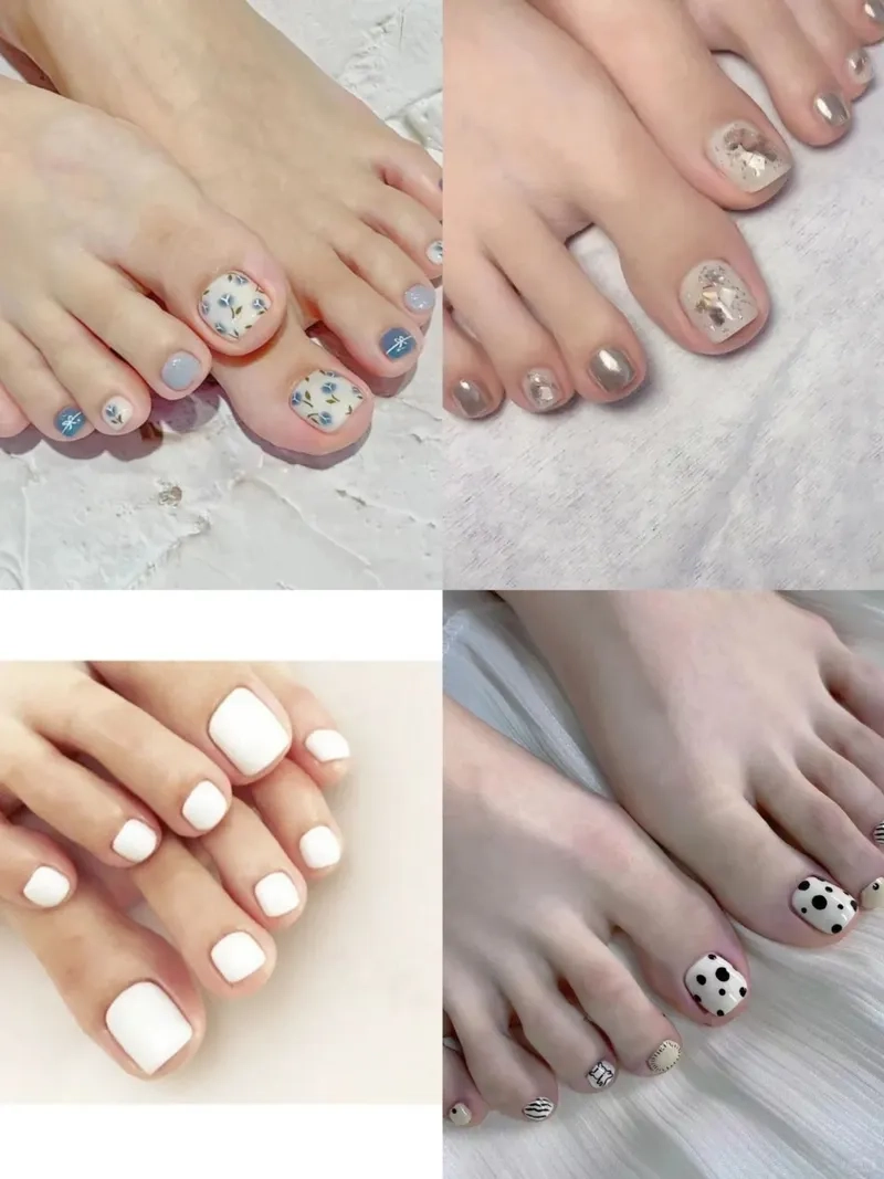 Tỏa sáng với các màu móng chân đẹp cực kỳ nổi bật