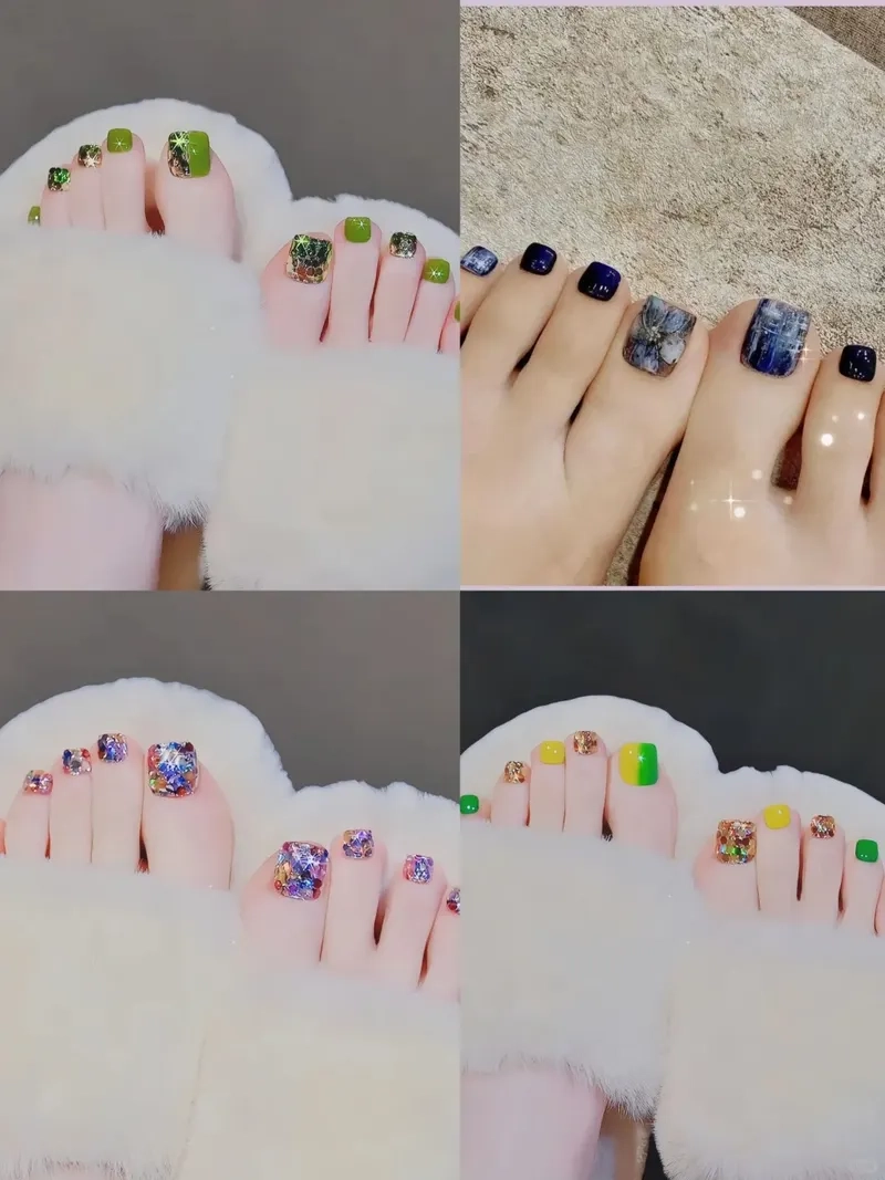 Đẹp tự nhiên với hình ảnh nail móng chân đẹp cực kỳ bắt mắt