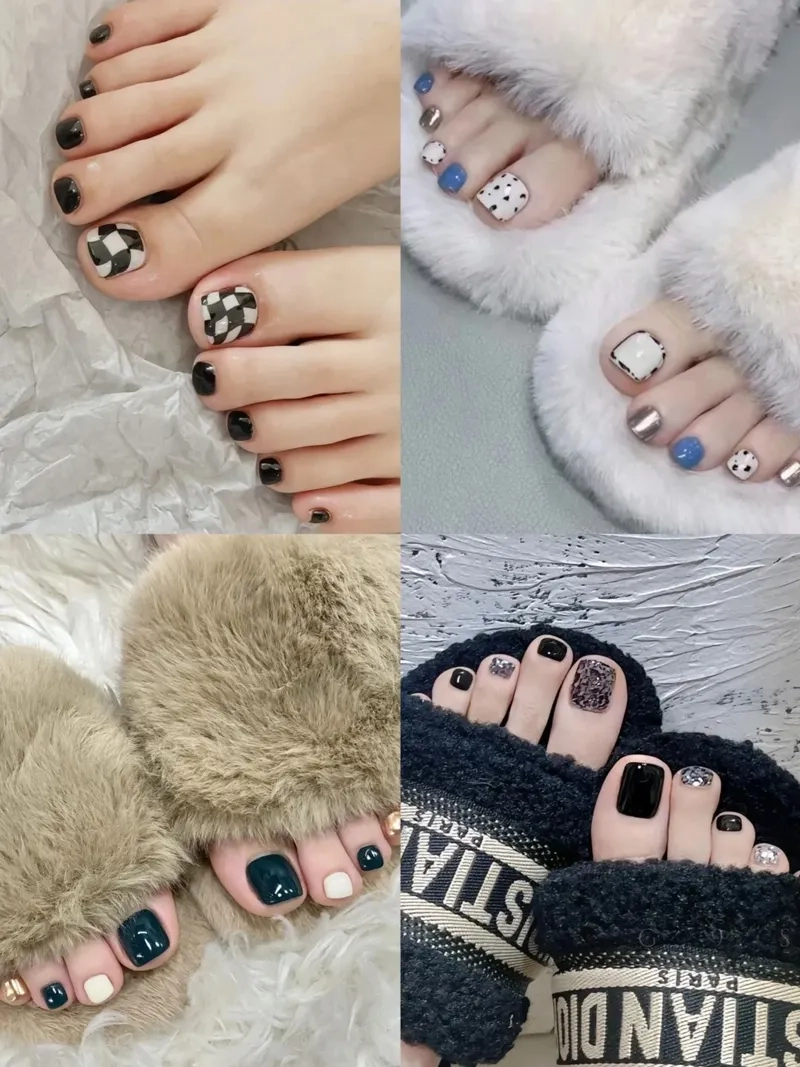 Tự tin hơn với kiểu mẫu móng chân đẹp cực kỳ nổi bật