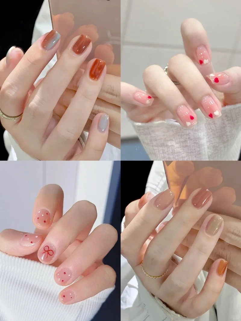 Gợi ý mẫu móng ngắn siêu xinh cho nàng công sở