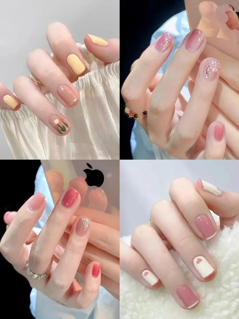 Gợi ý mẫu nail cho móng ngắn xinh xắn cho mùa hè