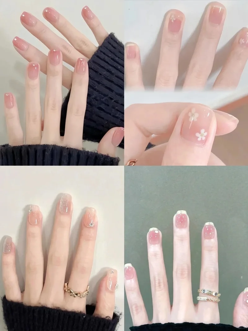 Những mẫu nail móng tay ngắn đáng thử trong tháng này