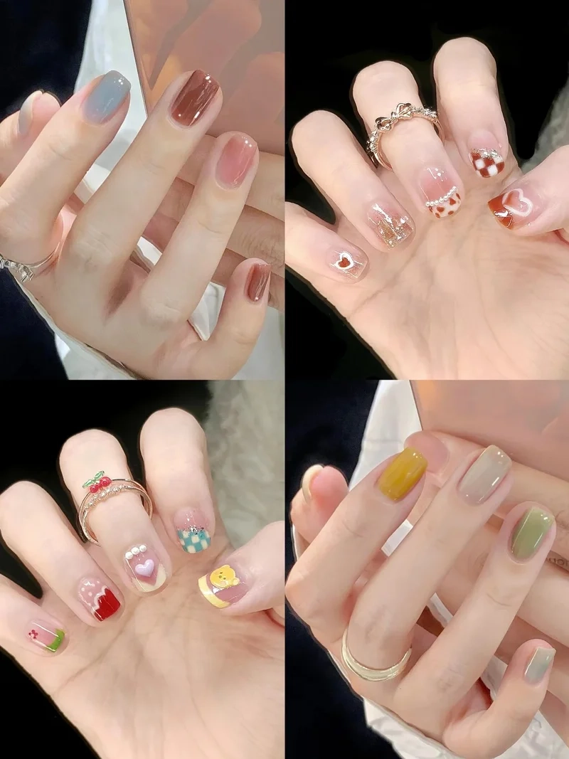 Top mẫu nail đơn giản nhẹ nhàng cho móng ngắn ưa nhìn
