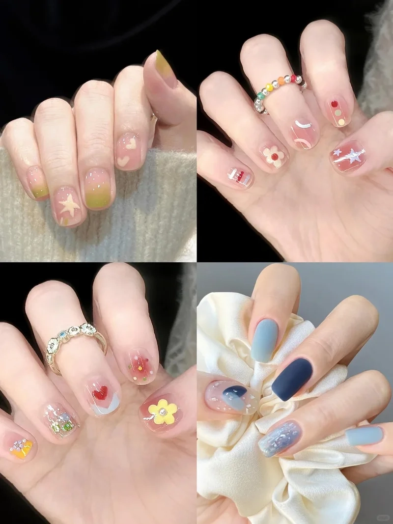 Ghi điểm ấn tượng với các mẫu nail móng ngắn đẹp trending