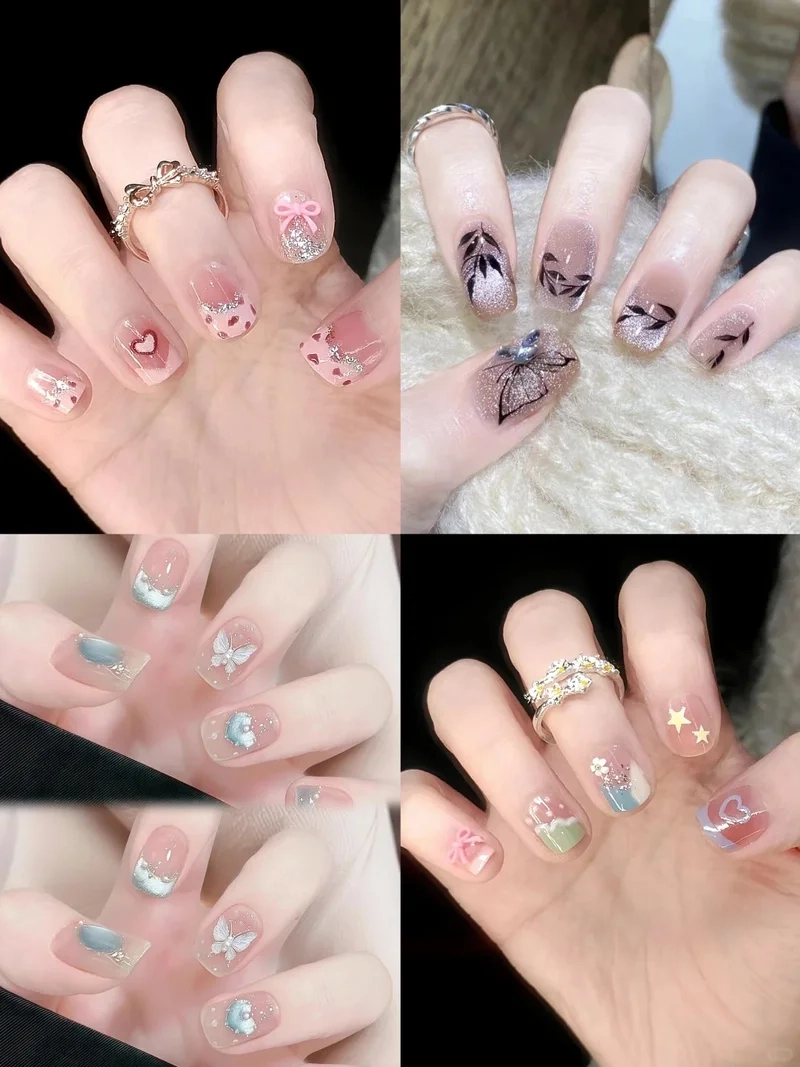 Bàn tay thêm nổi bật với các mẫu nail đẹp cho móng ngắn