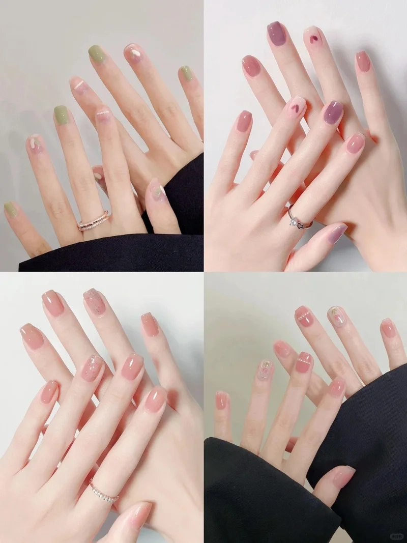 Đổi gió với màu sơn gel cho móng tay ngắn siêu trendy