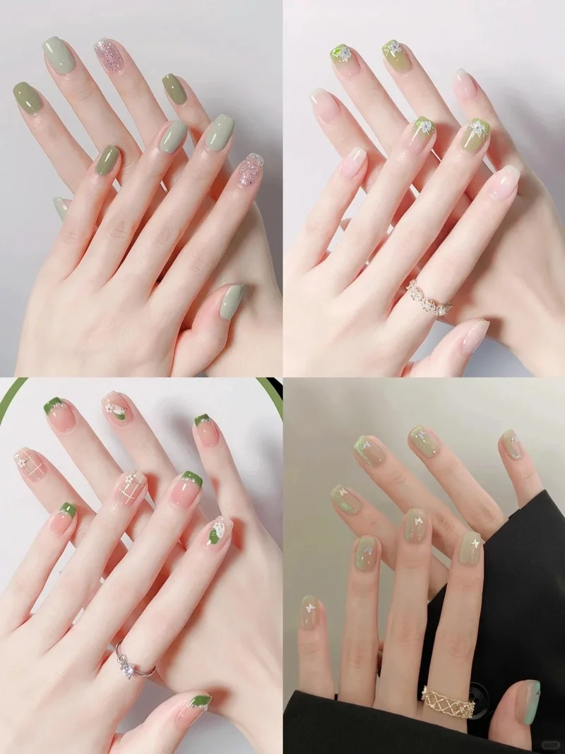 Xinh tươi ngày hè cùng màu sơn đẹp cho móng tay ngắn