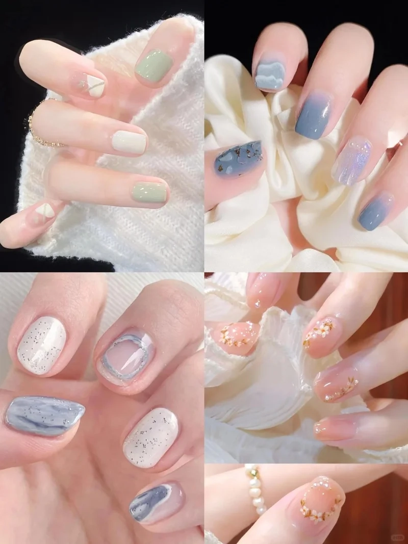Tôn dáng bàn tay với loạt móng ngắn cute đáng yêu