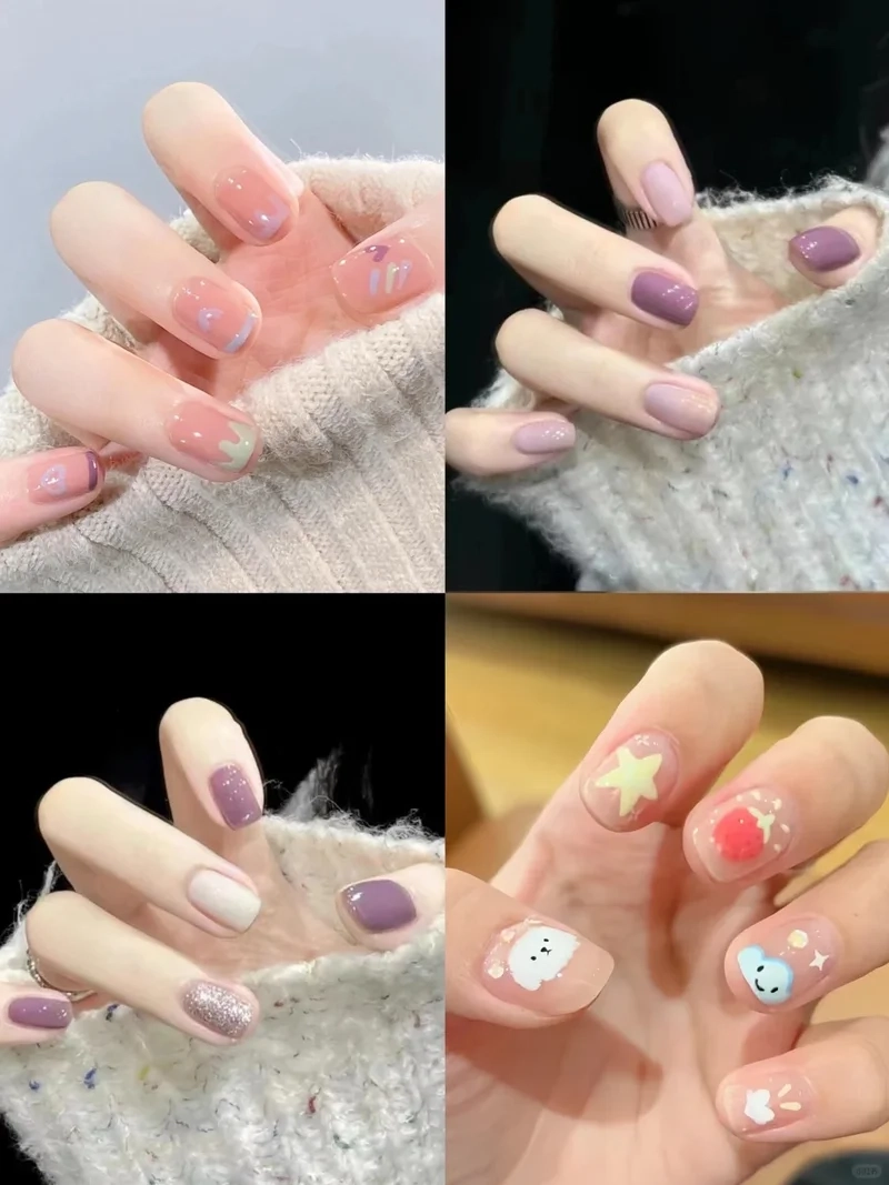 Top mẫu móng tay cho móng ngắn đơn giản mà cuốn hút