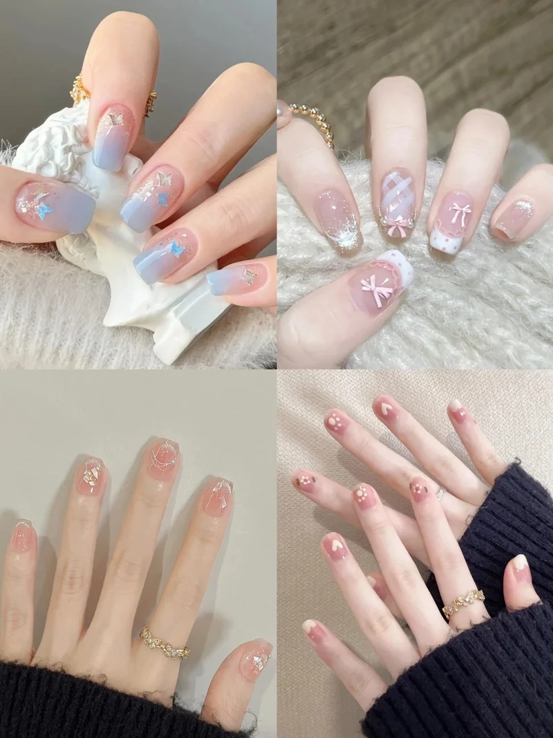 Gợi ý mẫu nail tay móng ngắn siêu sang siêu tiết kiệm