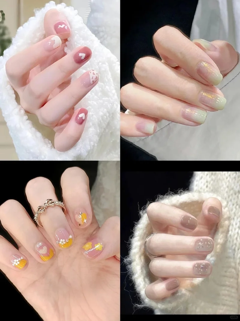 Tối giản nhưng chất với mẫu nail đẹp đơn giản cho móng ngắn