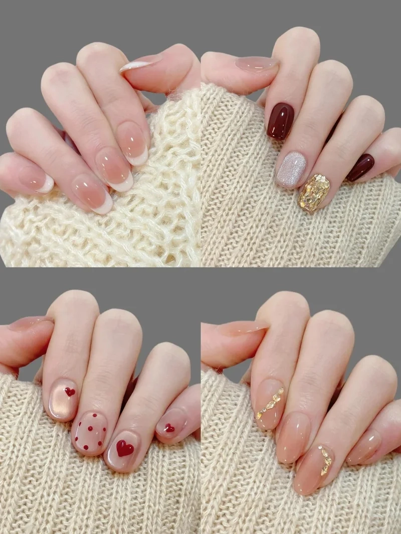 Sang xịn mịn cùng loạt mẫu sơn gel cho móng tay ngắn