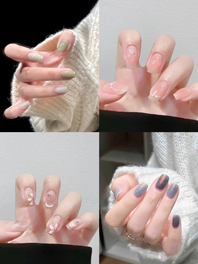 Nét đẹp truyền thống qua từng kiểu nail tết móng ngắn