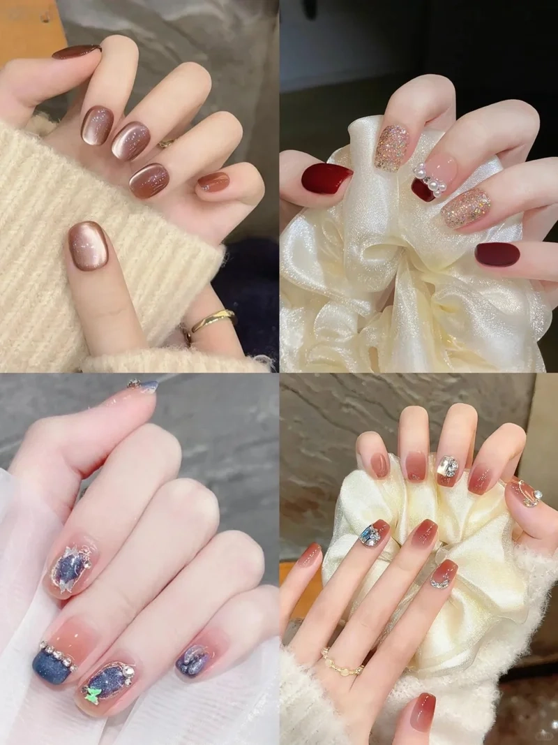 Cuốn hút từng chi tiết nhỏ với các mẫu móng đính đá