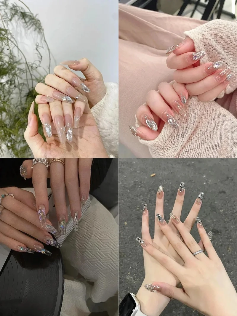 Đẹp quên lối về với các mẫu sơn gel đính đá đẹp