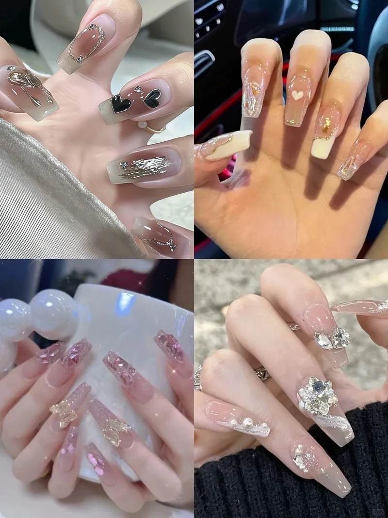 Bạn đã thử kiểu gắn đá nail này chưa