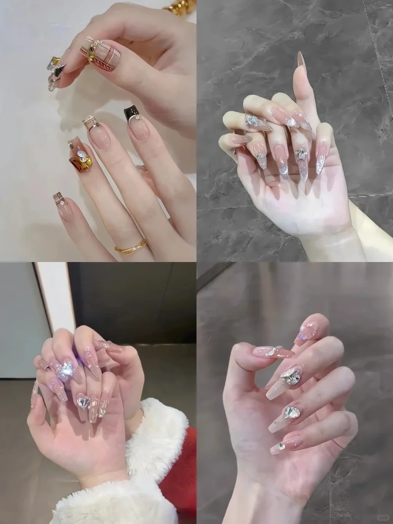 Khám phá ngay kiểu nail đính đá siêu cuốn