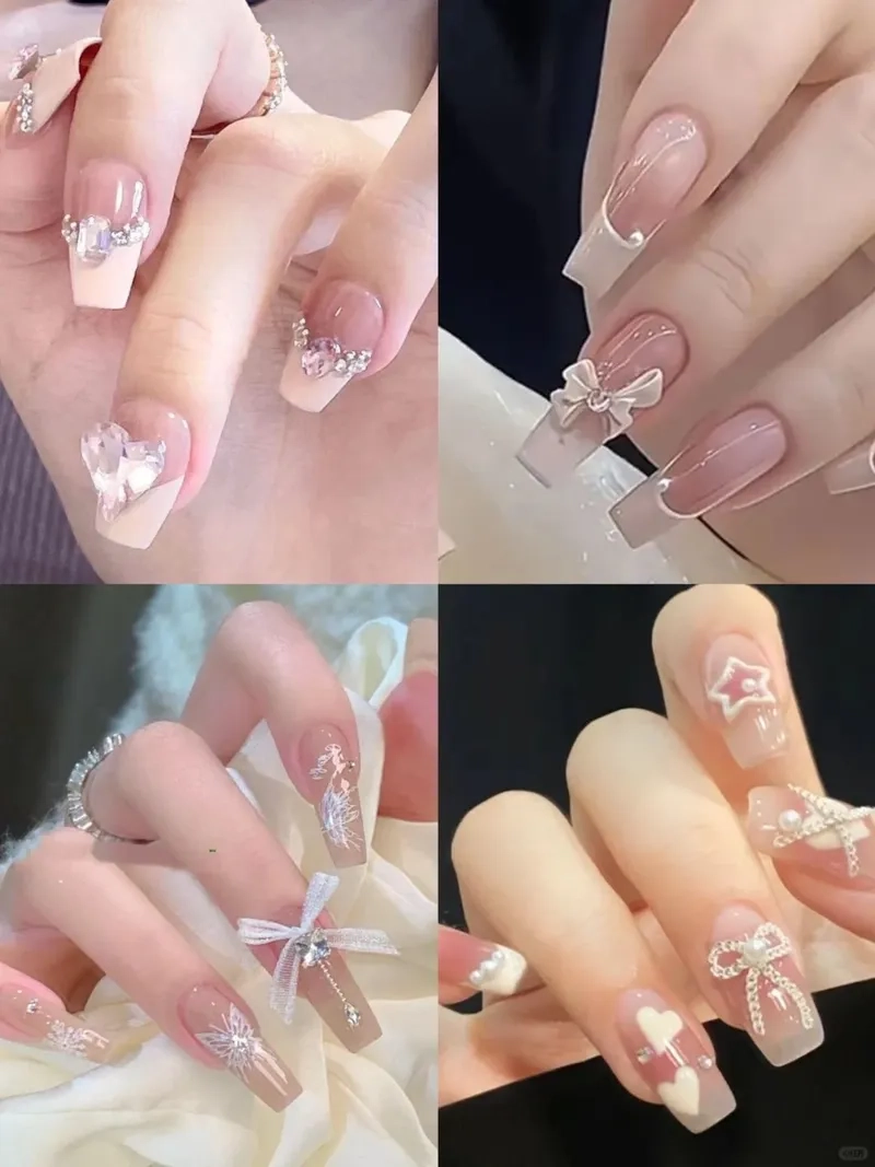 Tạo phong cách riêng với những mẫu nail sơn đầu móng tinh tế