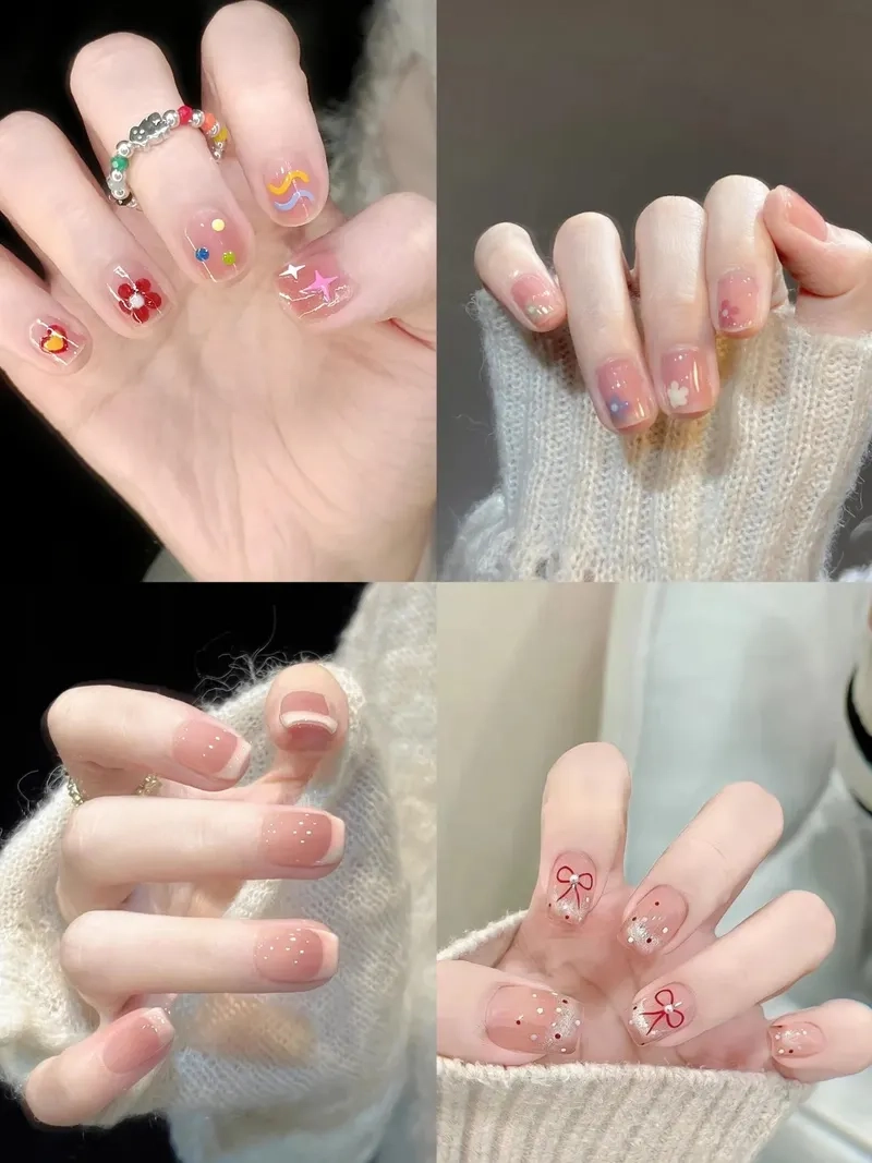 Gợi ý mẫu nail đơn giản cho móng ngắn giúp tay bạn thêm nổi bật