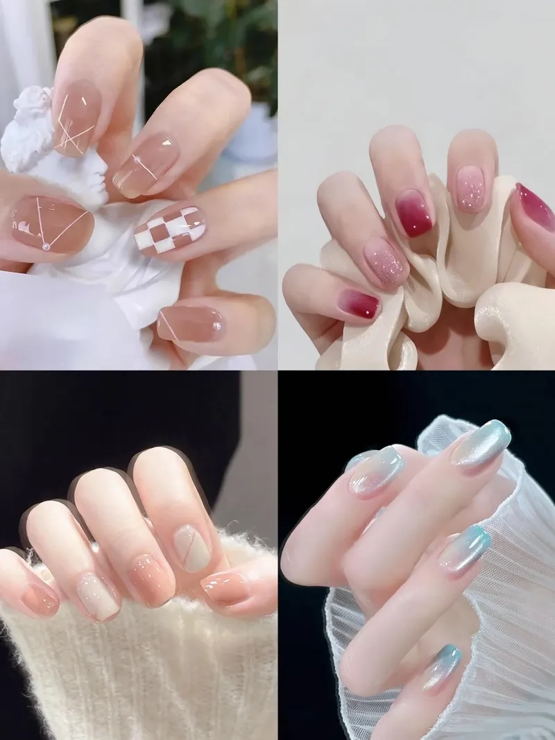 Biến hóa phong cách với móng tay ngắn đẹp hợp mọi tone da