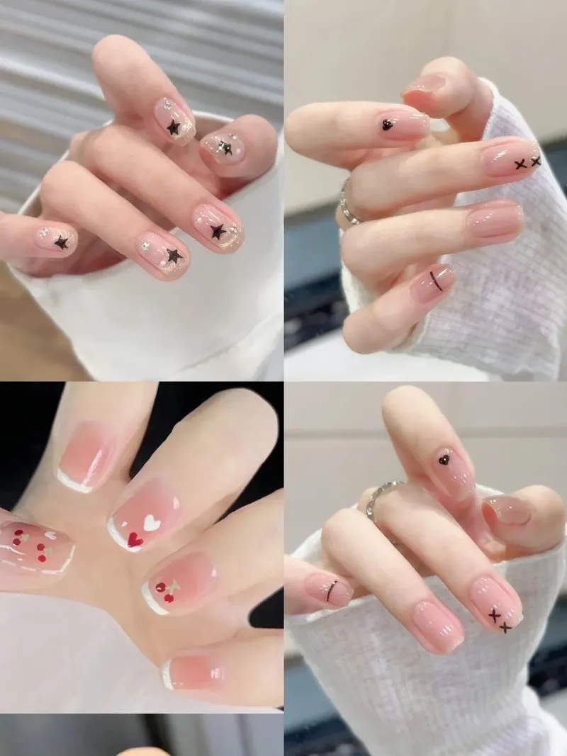 Nhìn là mê với các kiểu móng ngắn xinh chuẩn Hàn