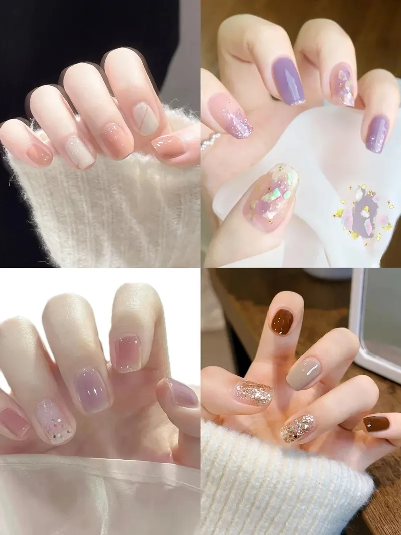 Tăng điểm thanh lịch với các kiểu móng ngắn đẹp