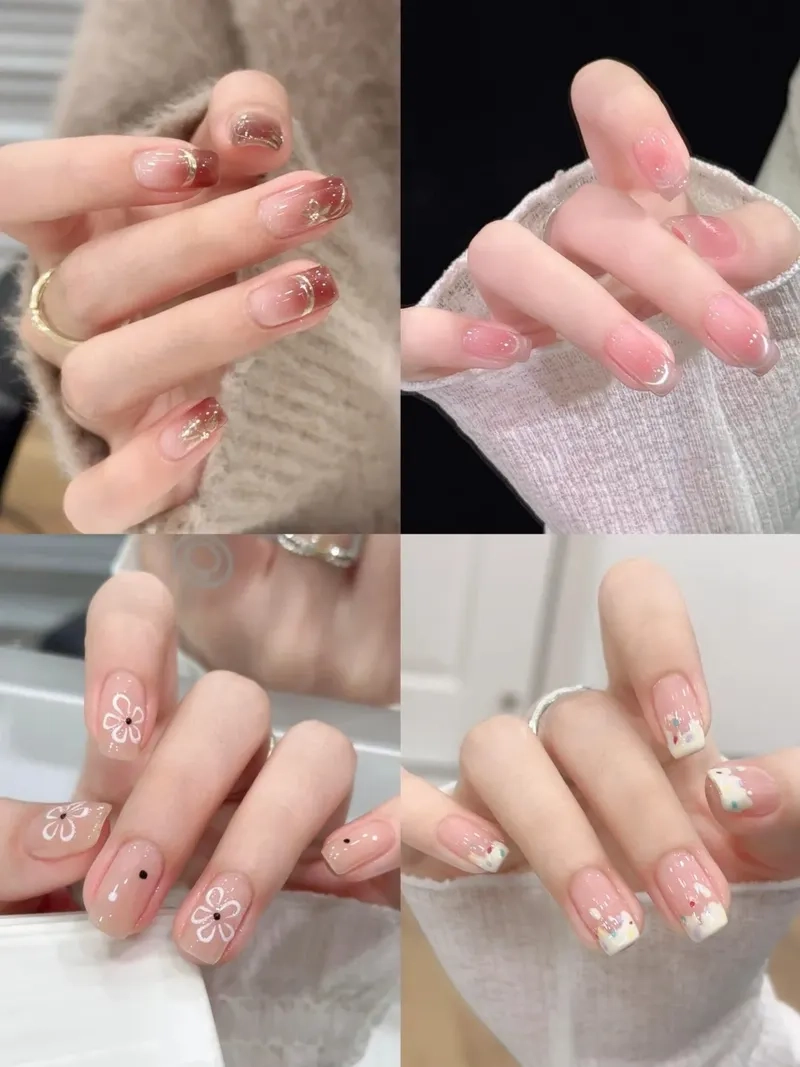 Gợi ý các kiểu móng tay ngắn cute siêu xinh cho nàng bánh bèo