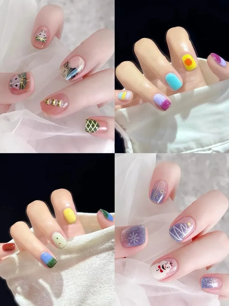 Yêu ngay từ cái nhìn đầu tiên với mẫu nail ngắn cute