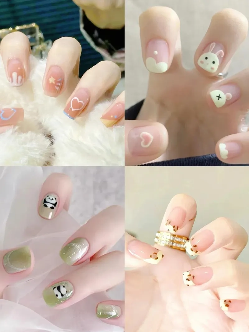 Tỏa sáng với mẫu nail ngắn đẹp không cần cầu kỳ