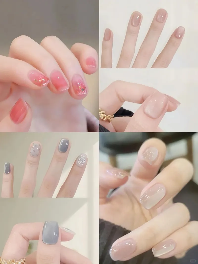 Xu hướng nail ngắn nhẹ nhàng cho cô nàng nữ tính