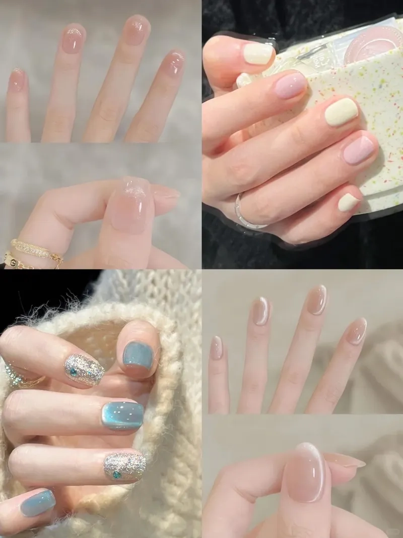 Hô biến đôi tay xinh với các mẫu nail ngắn xinh