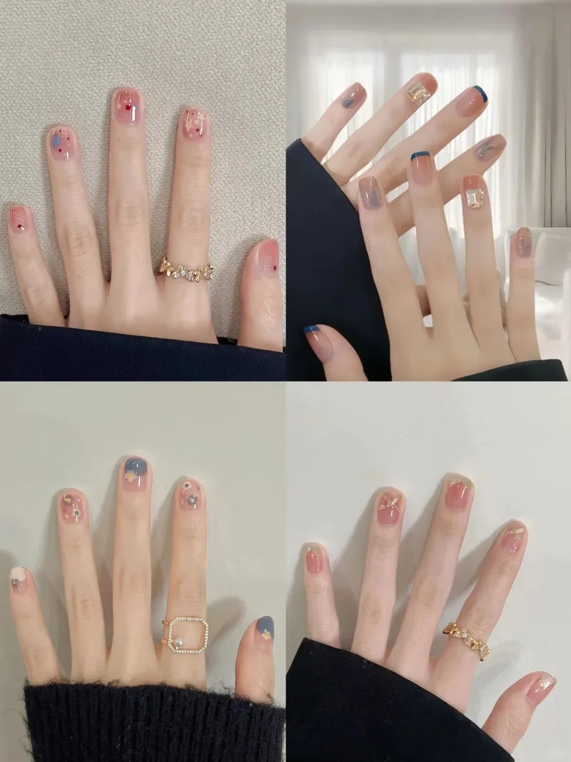 Nét đẹp tự nhiên với các kiểu nails ngắn đẹp đang hot