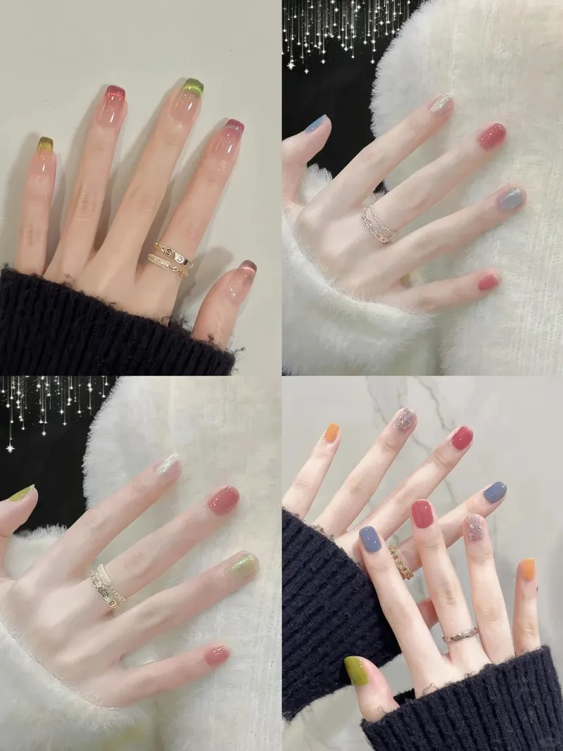 Top mẫu bộ móng tay ngắn đẹp đang được yêu thích