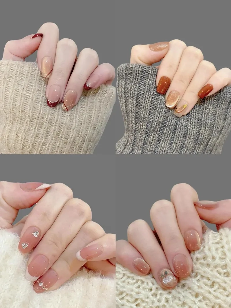 Đổi gió phong cách với các mẫu móng ngắn đẹp vừa ra mắt