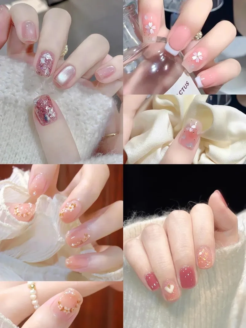 Gợi ý các mẫu móng tay ngắn giúp bàn tay thêm nổi bật