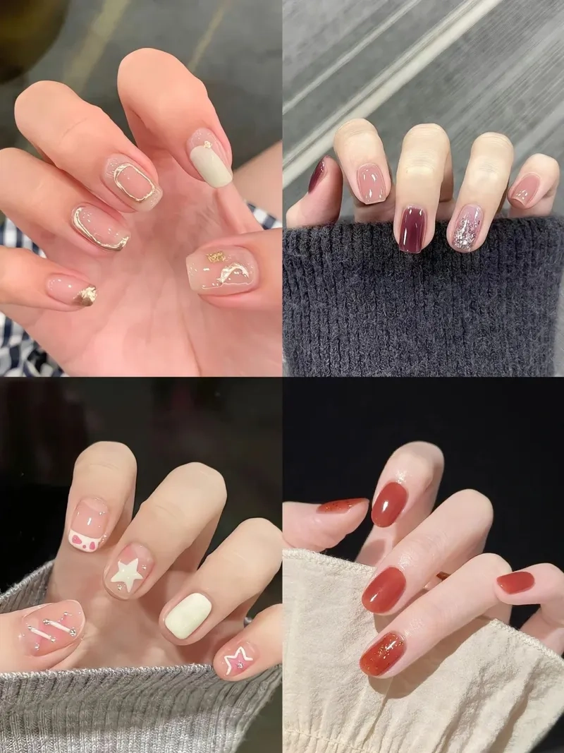 Gợi ý kiểu móng ngắn đẹp khiến tay bạn hút mắt