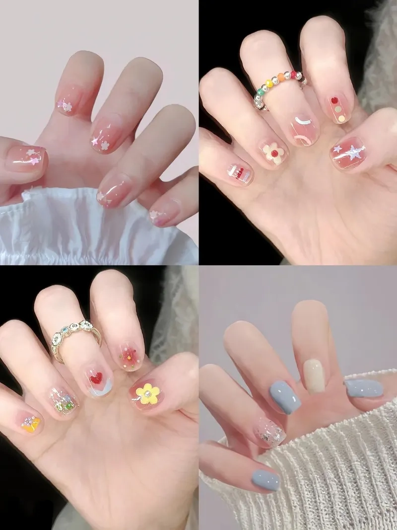 Xu hướng kiểu nail cho móng ngắn đang được săn đón
