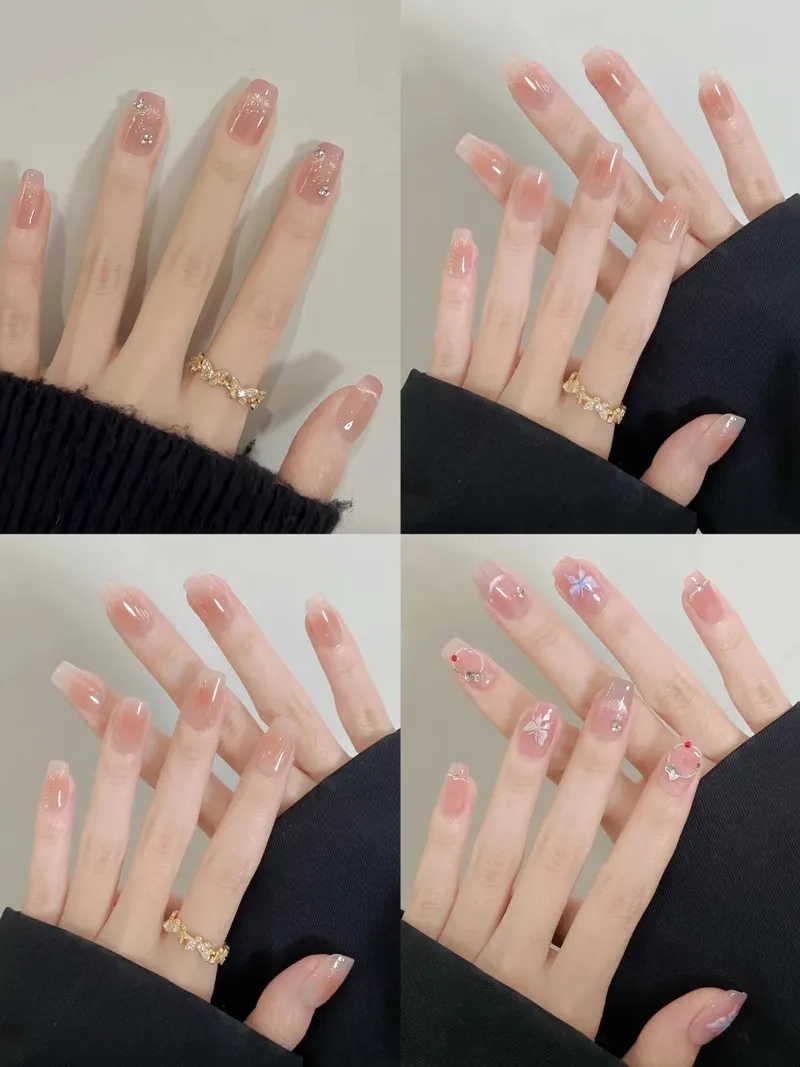 Các kiểu mẫu móng ngắn xinh đang viral trên TikTok