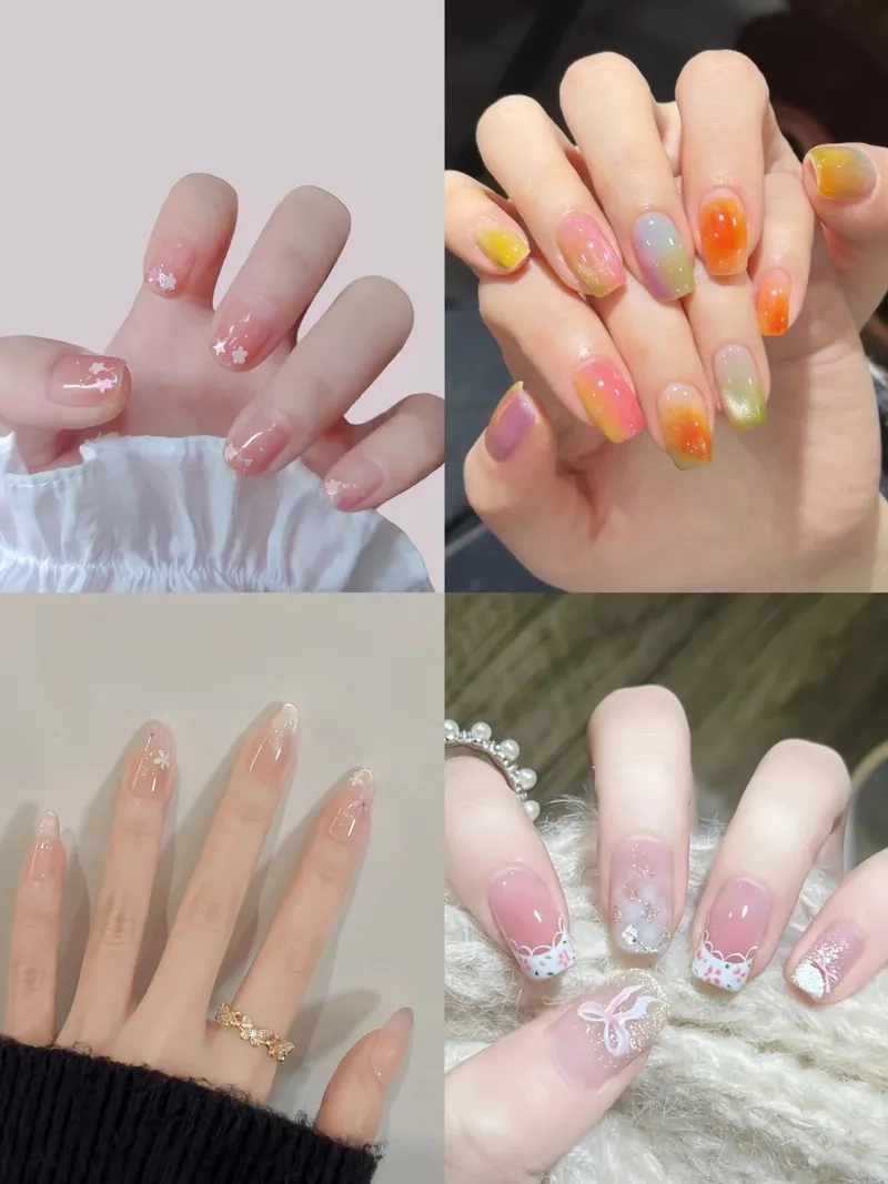 Tham khảo mẫu nail móng ngắn xinh được nhiều người yêu thích