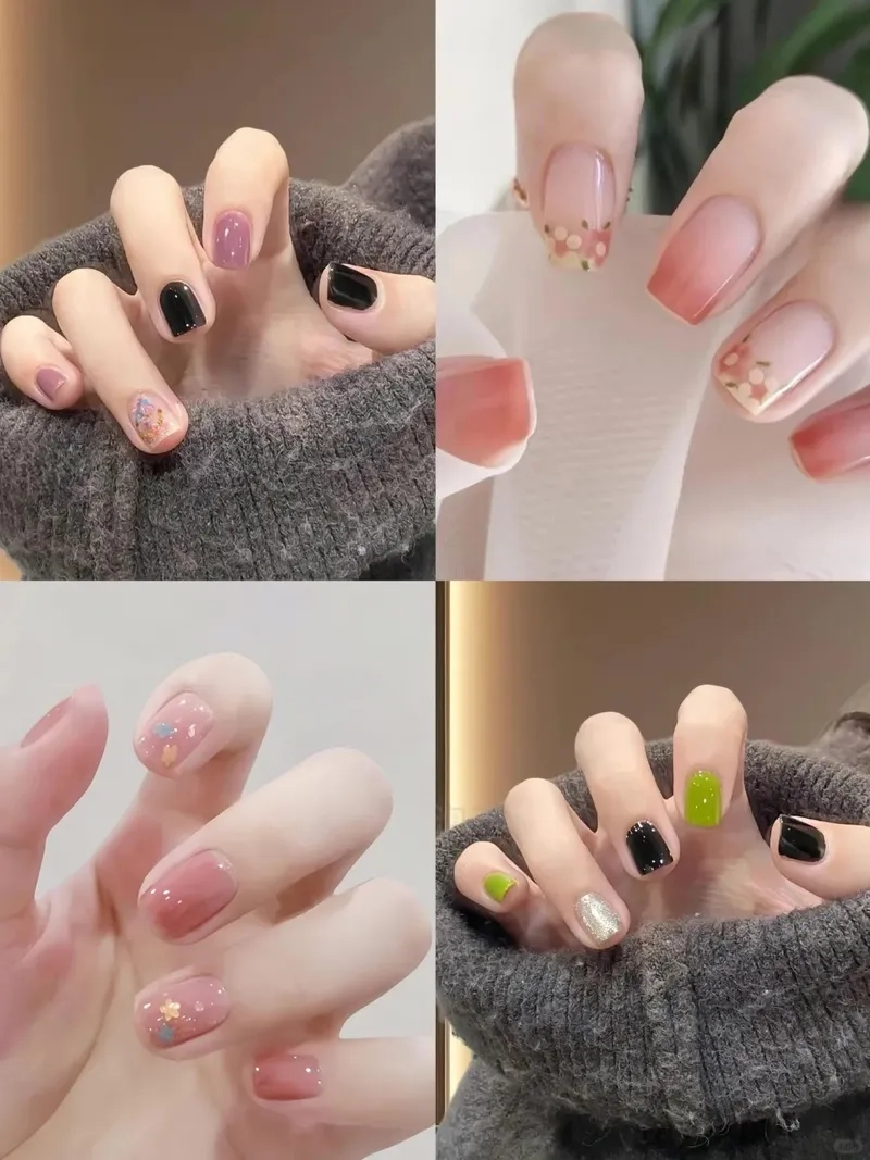 Tổng hợp mẫu nail móng ngắn đẹp hot nhất đầu năm