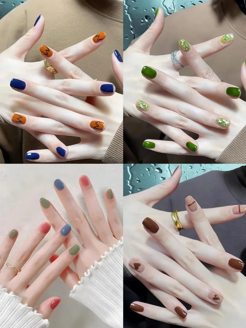 Gợi ý nail cho móng tay ngắn khiến tay thêm phần thanh thoát
