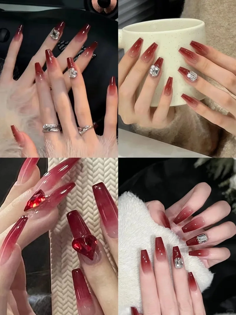 Lên đồ xinh rồi thì đừng quên nail tết thời thượng nhé