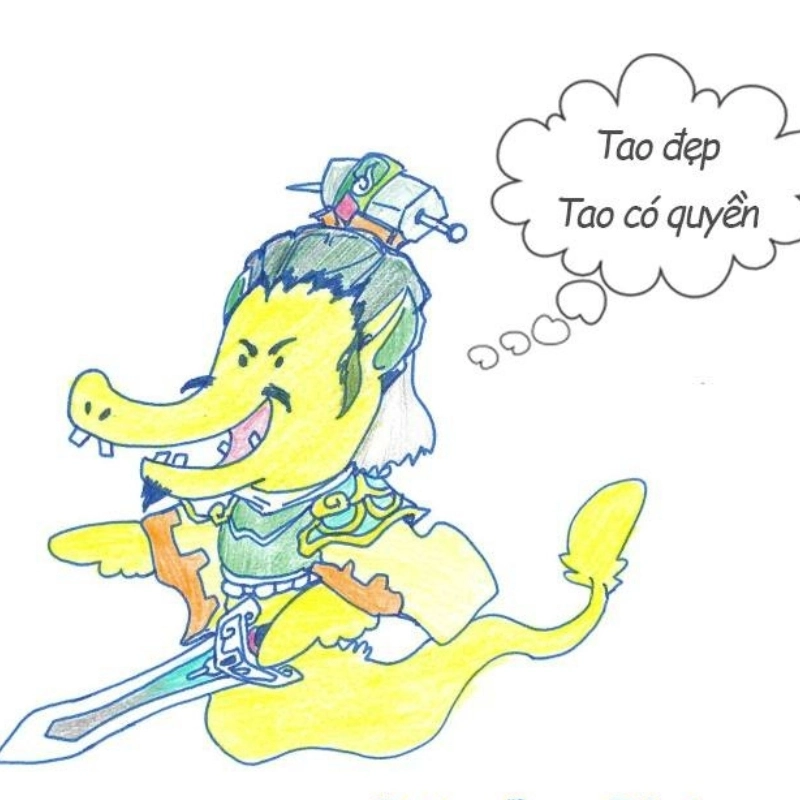 Vẽ con rồng meme đầy sáng tạo, mang đến những hình ảnh thú vị