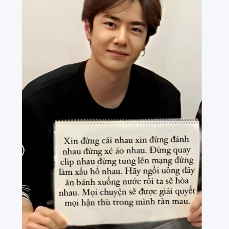 Xin đừng đánh nhau xin đừng cãi nhau là lời nói đầy cảm thông trong meme khi xung đột diễn ra liên tục