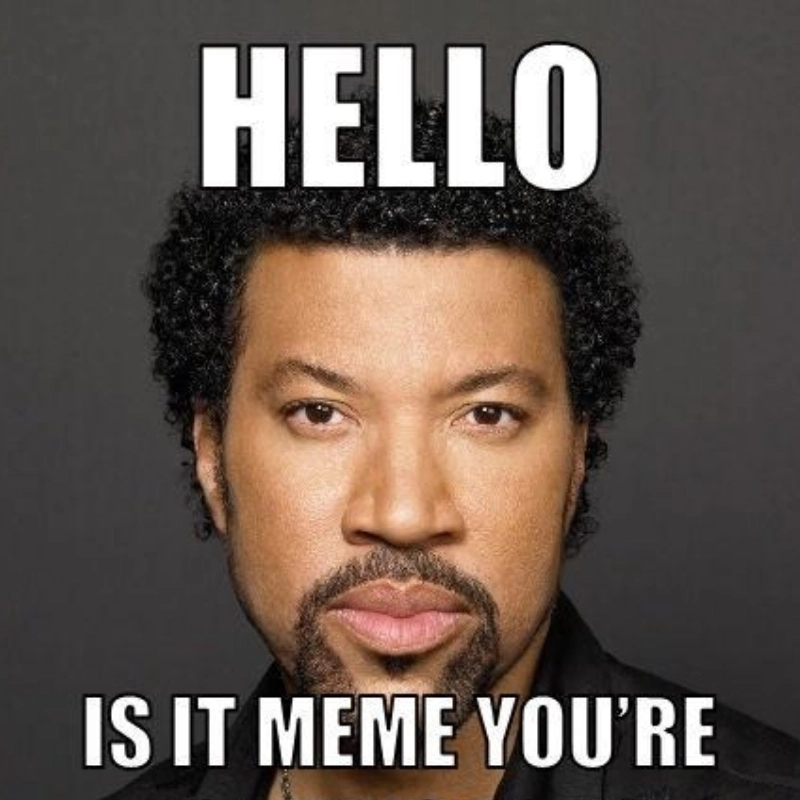 Hình hello meme dành cho những cuộc trò chuyện vui vẻ
