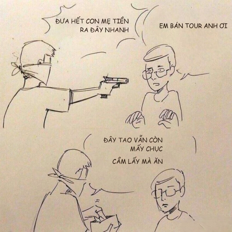 Những khoảnh khắc hài hước với meme đưa tiền làm bạn không thể nhịn cười
