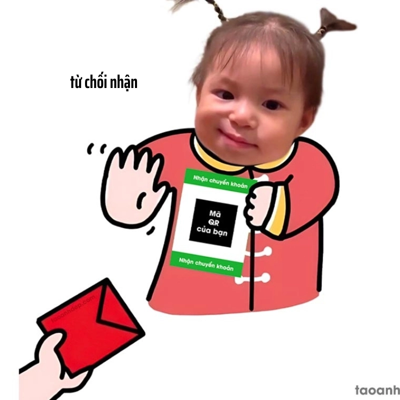 Meme tôi từ chối khiến bạn cười sảng khoái với những pha chế hài hước