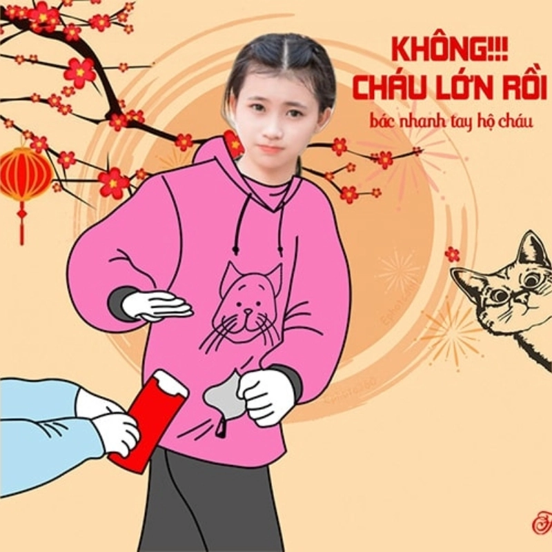 Meme từ chối lì xì khiến bạn bật cười với những khoảnh khắc hài hước