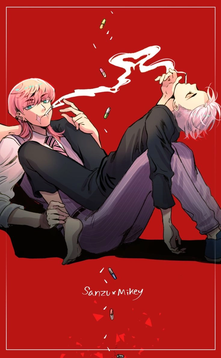 Sanzu Haruchiyo x Mikey làm dậy sóng fanart Tokyo Revengers