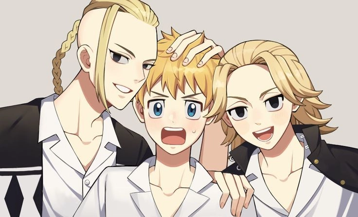 Takemichi x Mikey x Draken khiến fan đứng ngồi không yên
